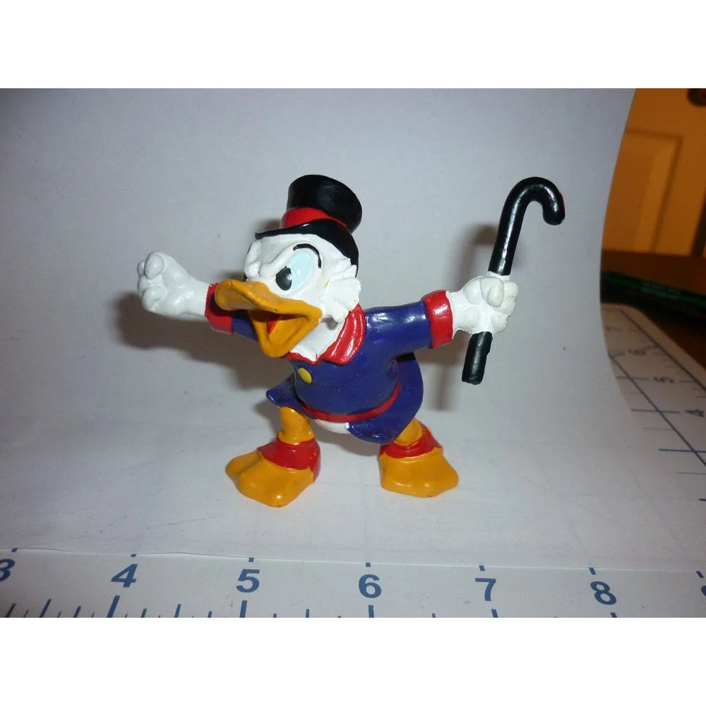 Vintage 1988 Disney Scrooge‎ McDuck PVC Figure Bully W. Germany DuckTales